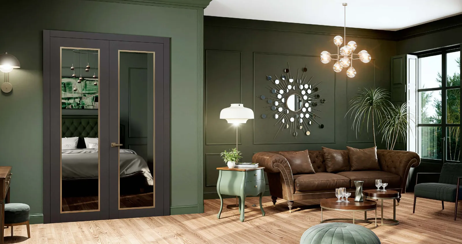 Drzwi Voster Loft H240 – aranżacja wnętrza 1