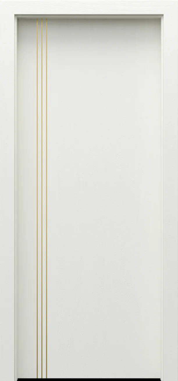 Drzwi Porta NATURA LINE model B.1 srebrne intarsje