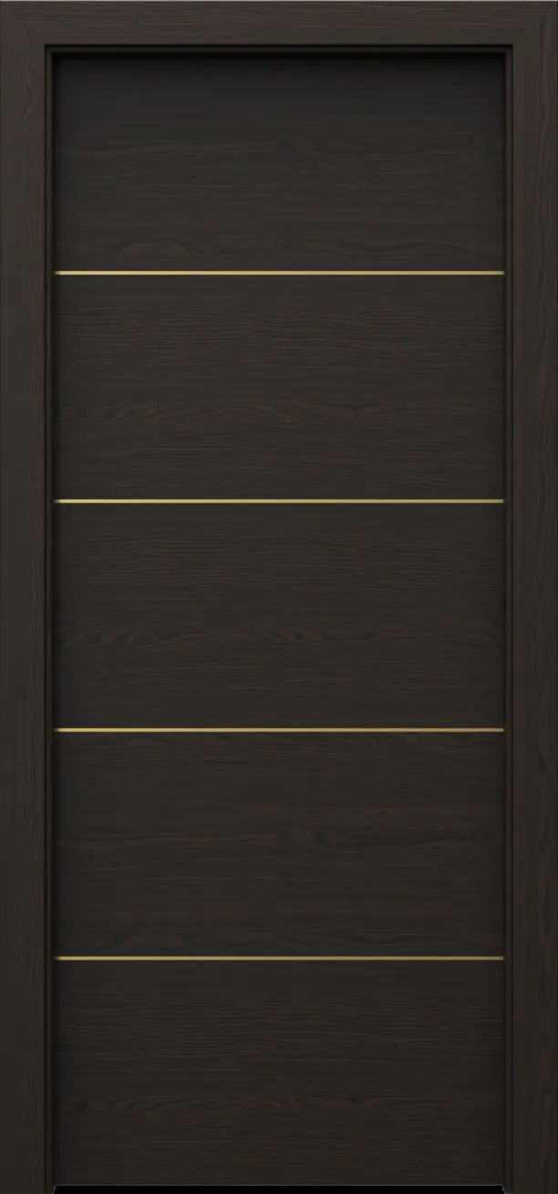 Drzwi Porta NATURA LINE model E.2 złote intarsje