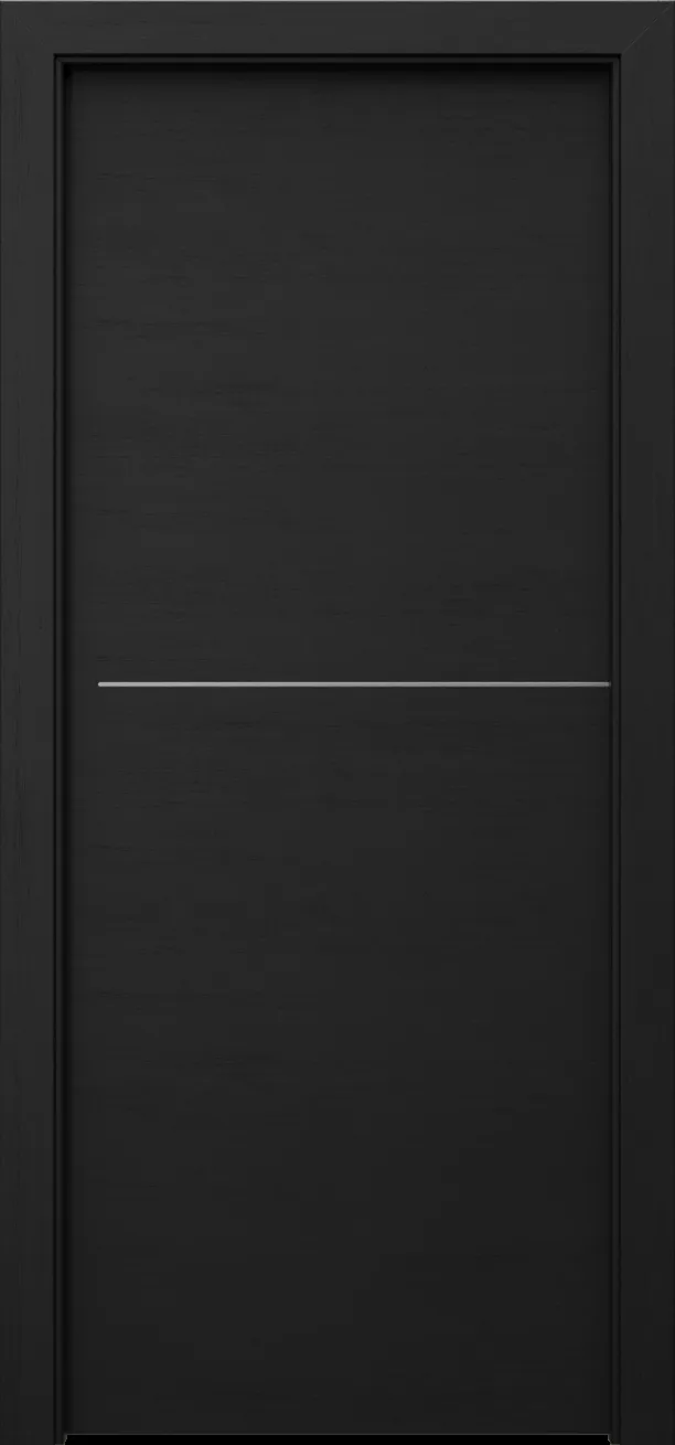 Drzwi Porta NATURA LINE model F.1 srebrne intarsje