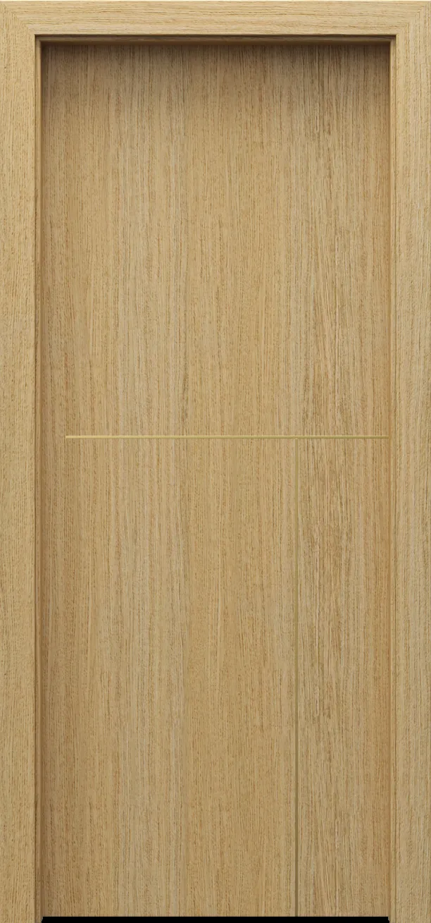 Drzwi Porta NATURA LINE model L.1 srebrne intarsje