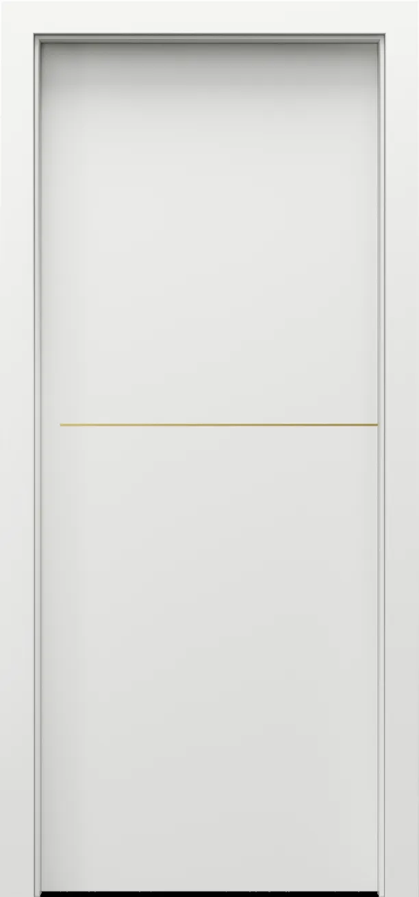 Drzwi PORTA DESIRE model 3 Złote Intarsje