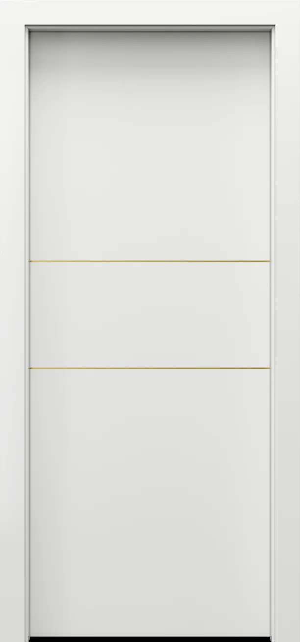 Drzwi PORTA DESIRE model 4 Złote Intarsje