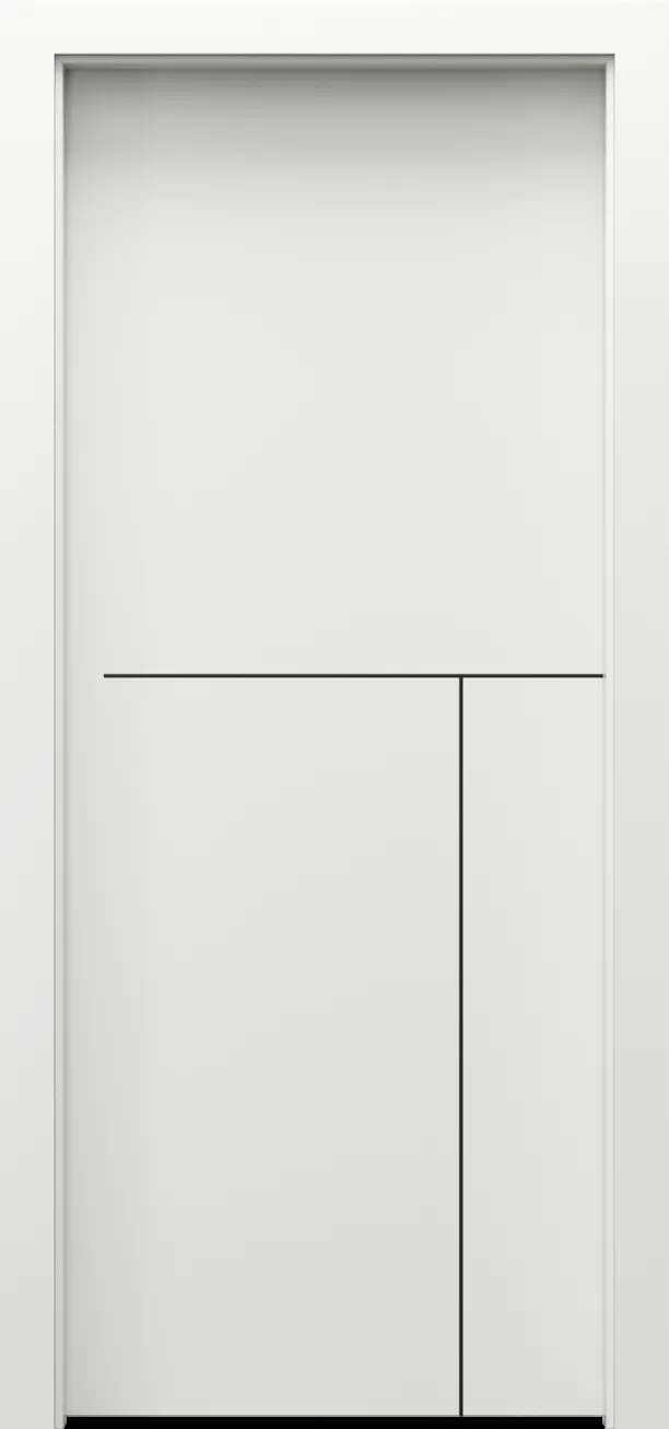 Drzwi PORTA DESIRE model 5 Czarne Intarsje