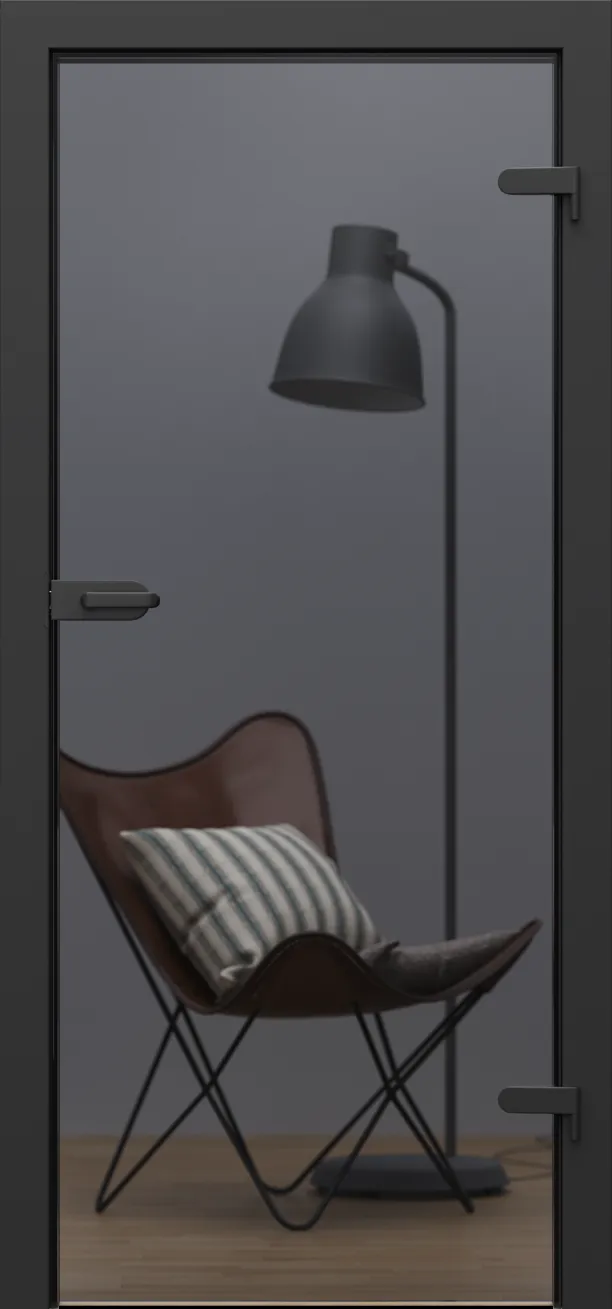 Drzwi PORTA GLASS szyba grafitowa