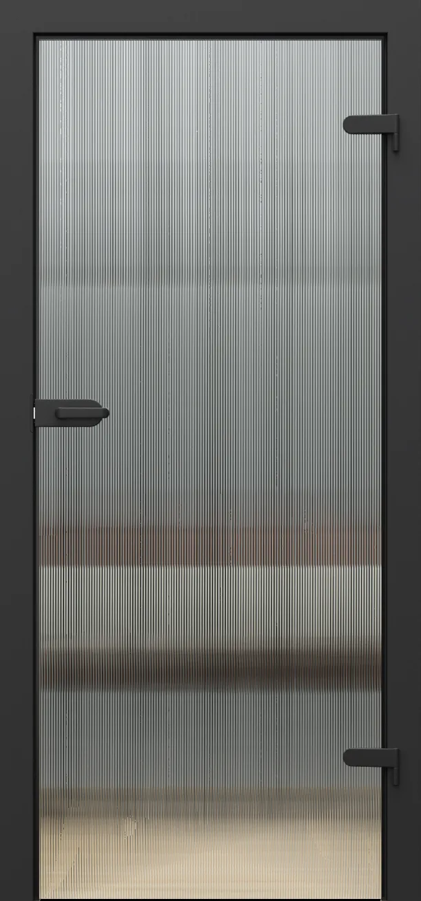Drzwi PORTA GLASS szyba ryflowana
