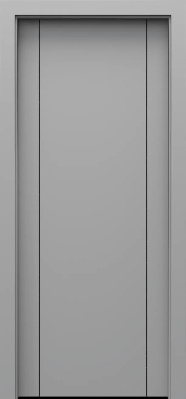 Drzwi PORTA LINE model A.1 czarne intarsje