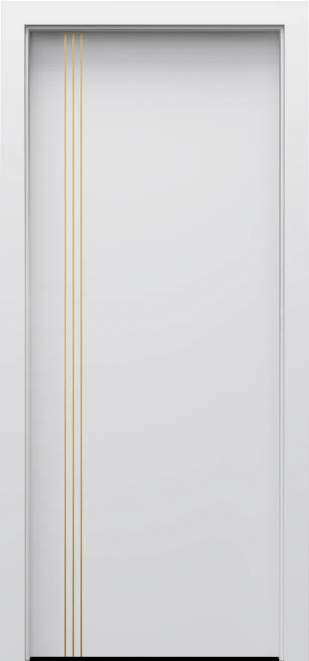 Drzwi PORTA LINE model B.1 złote intarsje