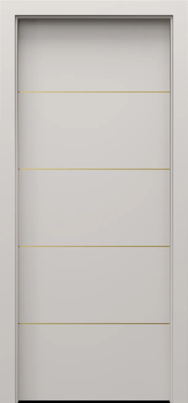 Drzwi PORTA LINE model E.1 złote intarsje