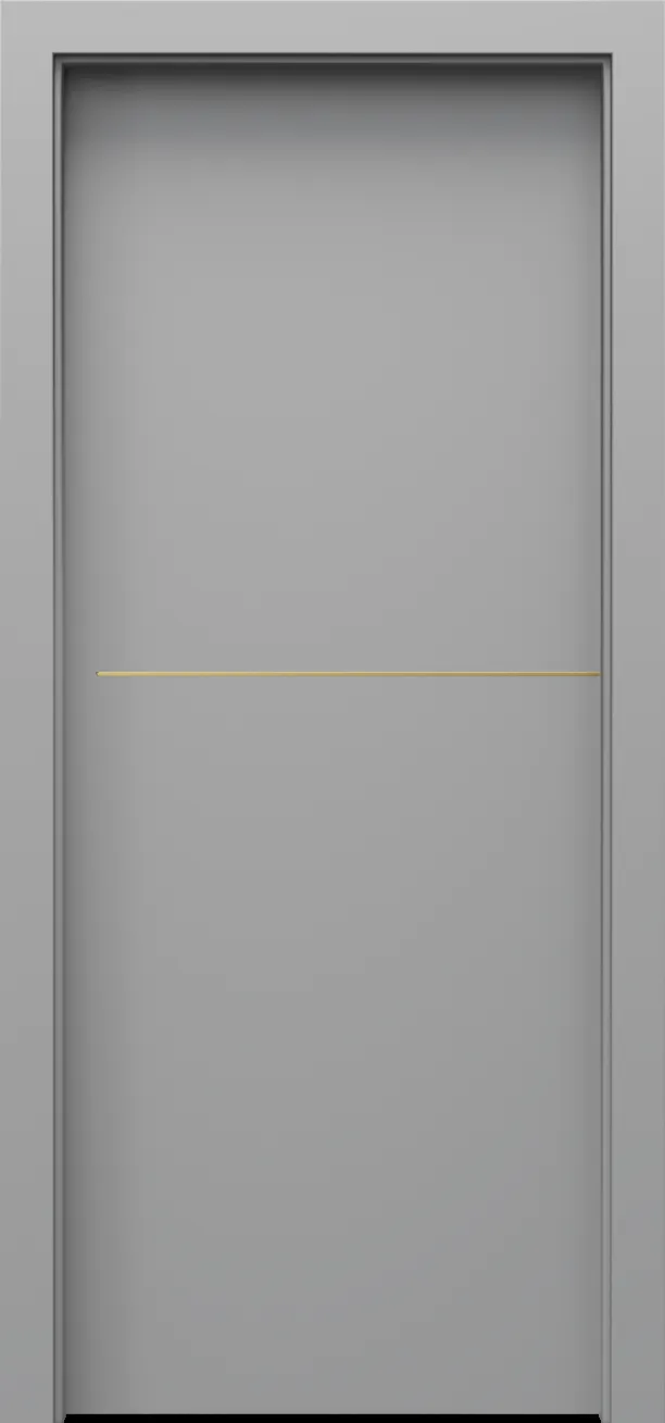 Drzwi PORTA LINE model F.1 złote intarsje