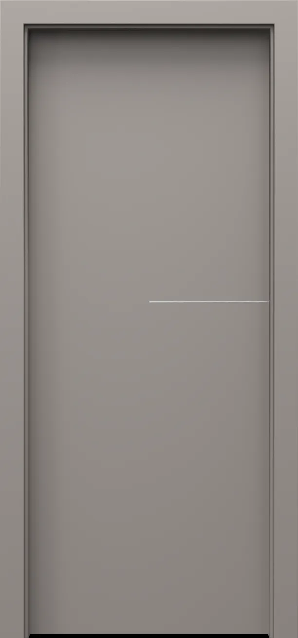 Drzwi PORTA LINE model G.1 srebrne intarsje