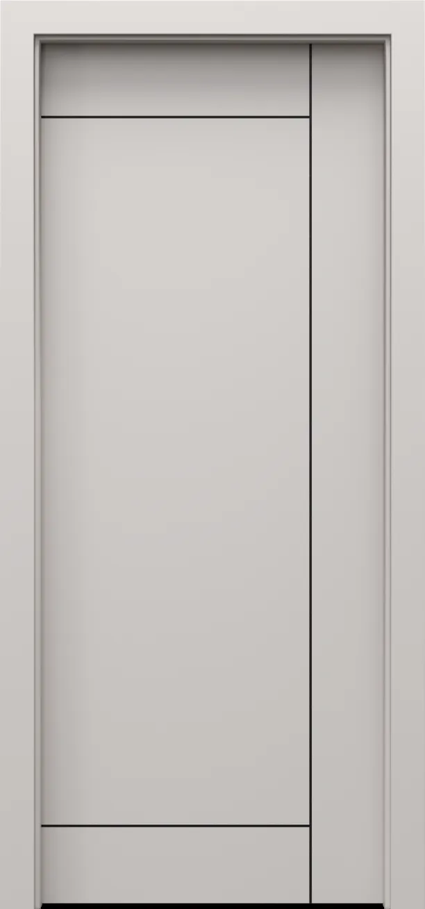 Drzwi PORTA LINE model I.1 czarne intarsje