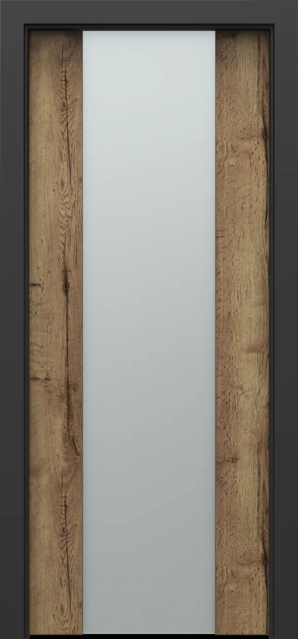 Drzwi PORTA LOFT model 4.B z czarną ościeżnicą