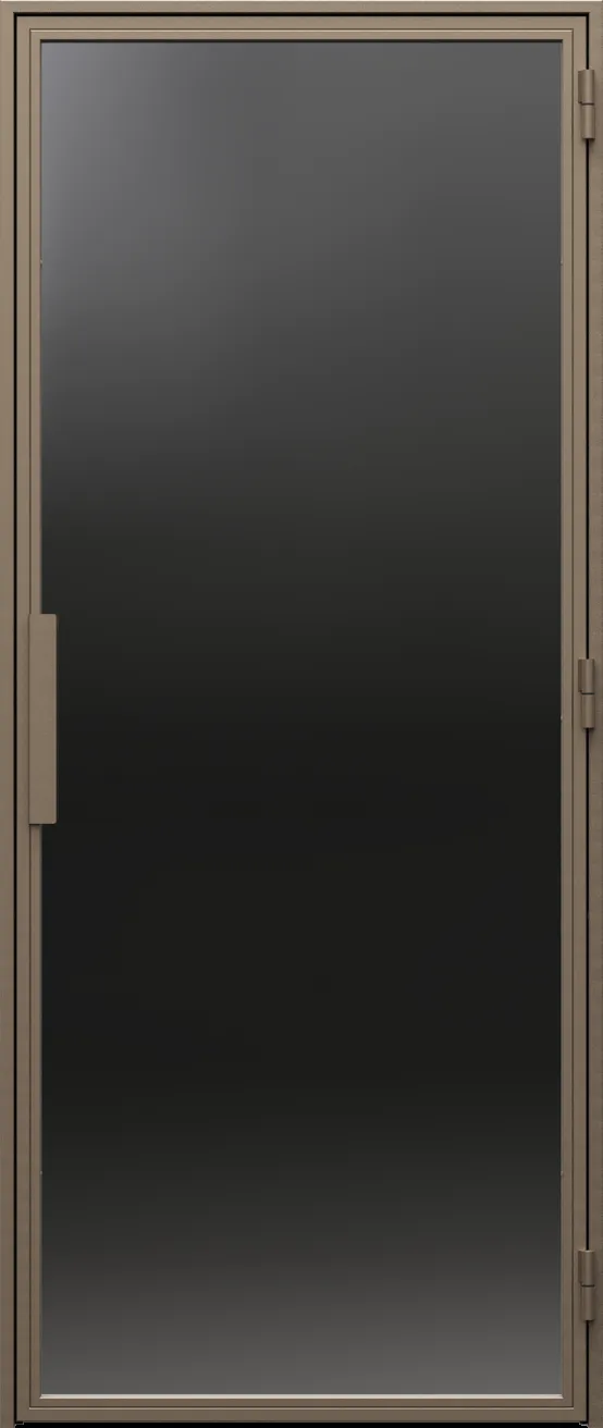 Drzwi PORTA LOFT STALOWE model 0 Szyba Dymiona Grafit