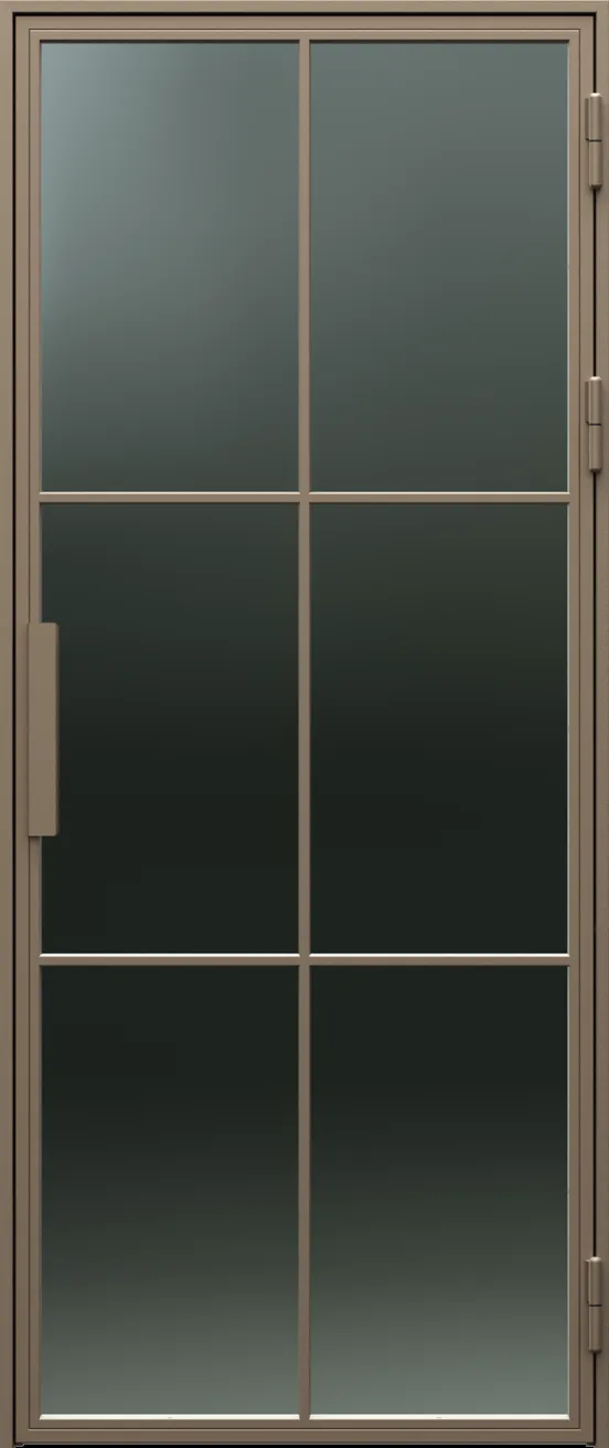 Drzwi PORTA LOFT STALOWE model 1