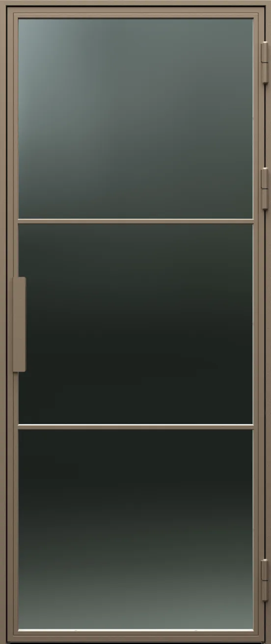 Drzwi PORTA LOFT STALOWE model 2