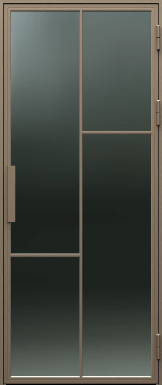 Drzwi PORTA LOFT STALOWE model 3