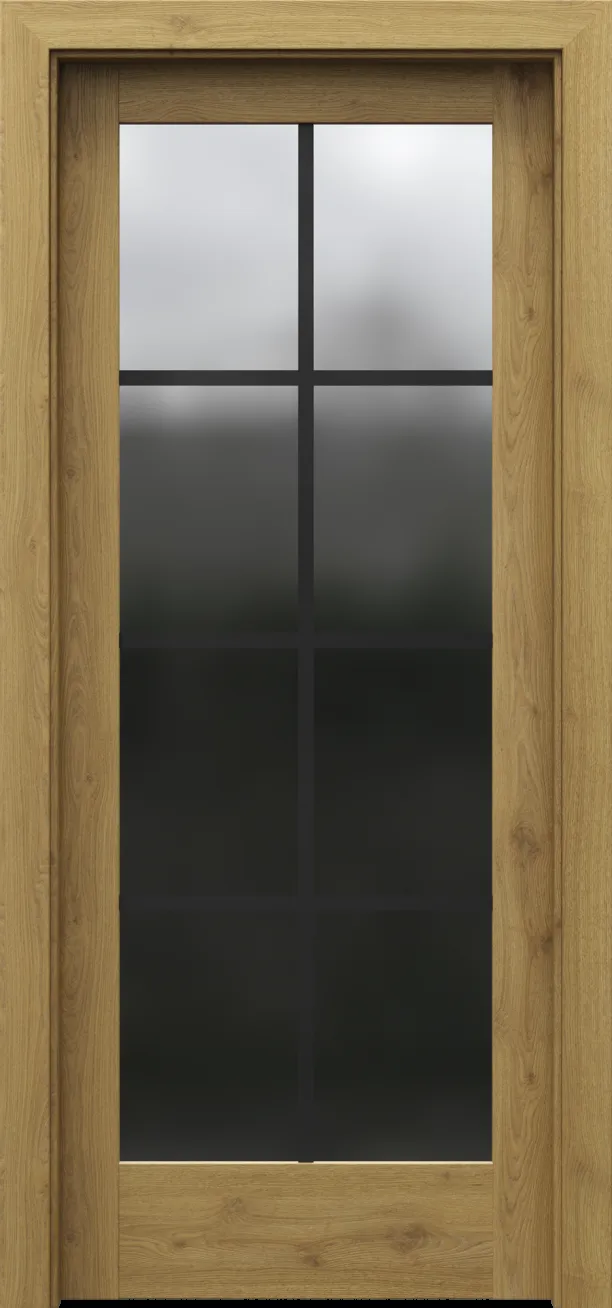 Drzwi PORTA VERTE HOME model B.5 szyba malowana przezroczysta